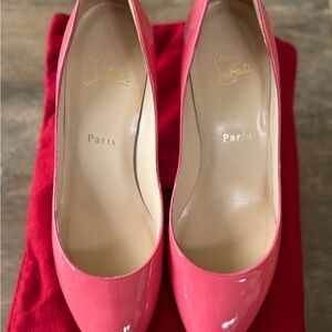 Christian Louboutin Miminette 70 patent Calf pump